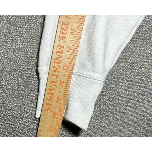 Champion Hoodie Unisex Size Medium White Beautiful Pride Heart Graphic Pullover - Picture 7 of 8